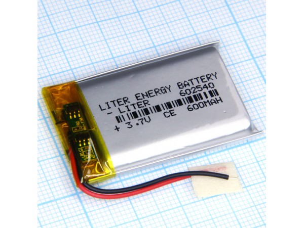 LP602540 Аккумулятор 3,7V/600mAh  Li-POL