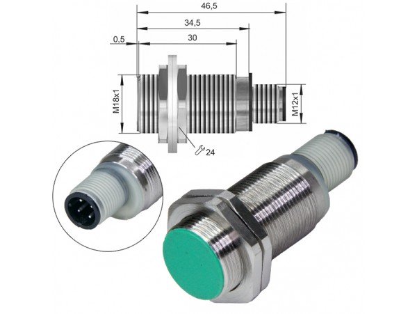 ВБИ-М18-34Р-1111-С датчик индуктивный