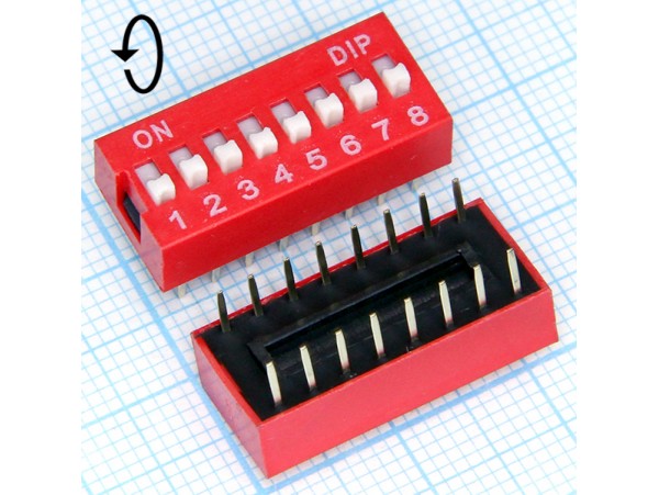 DS-08 переключатель DIP (SWD1-8)