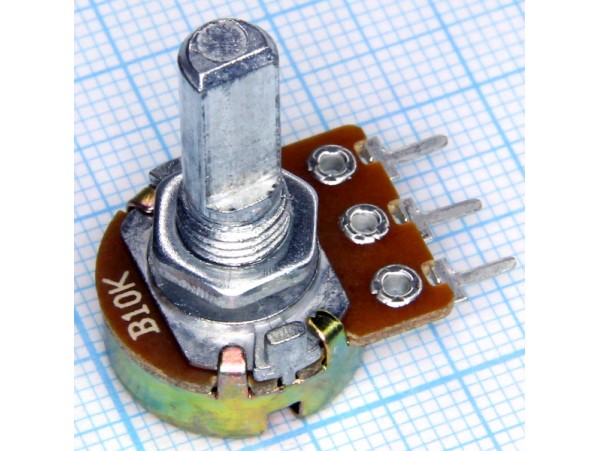 Резистор 10к под гайку L=20 16K1 F