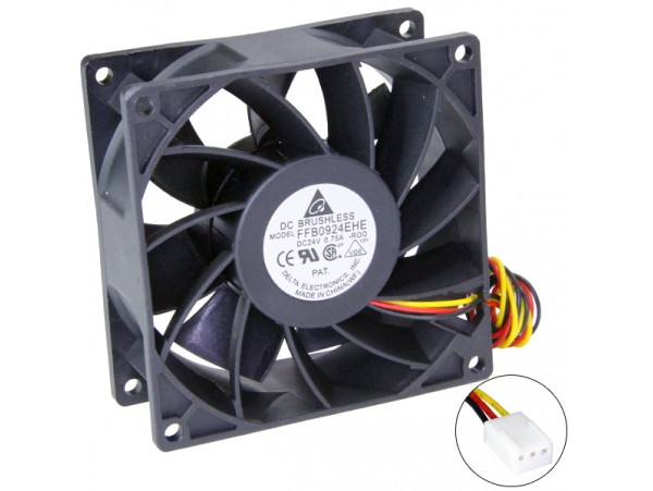 Вентилятор 24V/0.75A FFB0924EHE 3pin