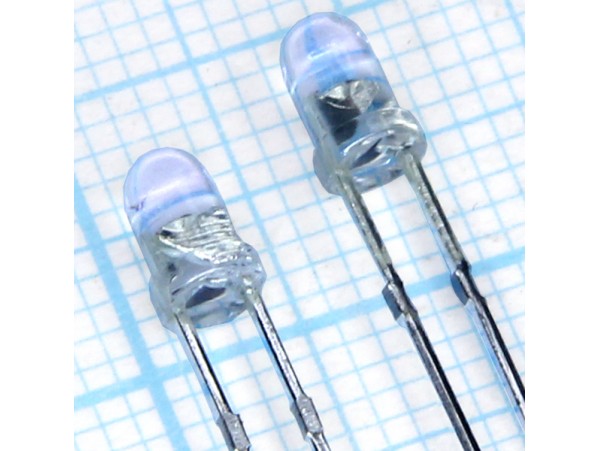 LED d=3; 5000мкд светодиод оранжевый прозрачная линза