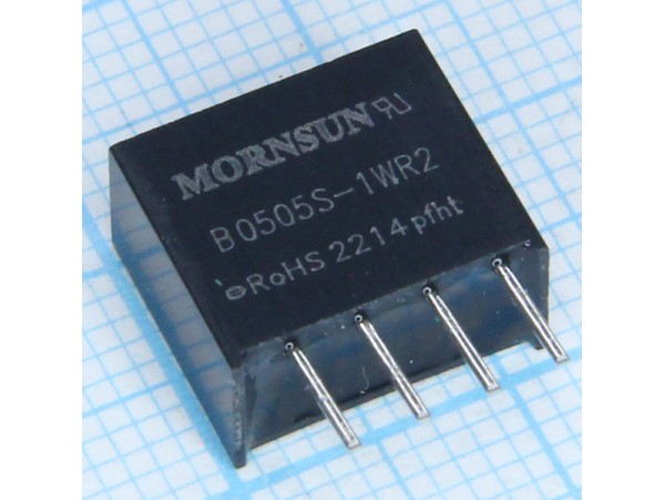 B0505S-1WR2 (4,5-5,5VDC>5VDC/200mA) преобр. DC/DC