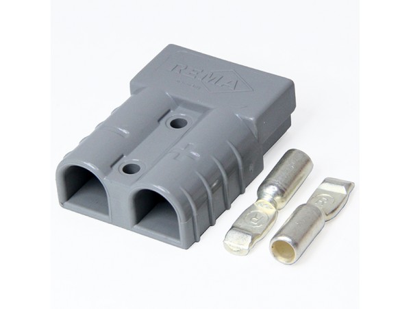 REMA SR50 разъем аккумуляторный, 50A (серый) REMA SR50 разъем аккумуляторный, 50A (серый)