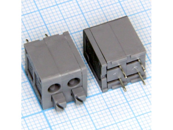 DG236-5.0-02P-11-00A(H) клеммник нажимной 2к шаг 5,0 мм