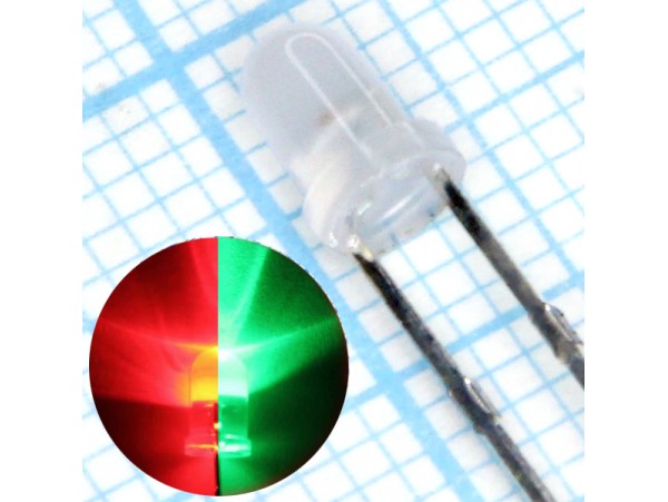 LED L-937EGW кр.зел d=3