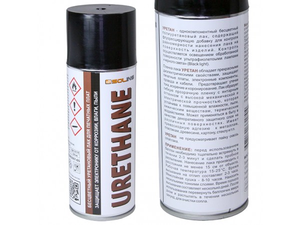 АЭРОЗОЛЬ URETHANE 400ml Solins полиуретановый лак