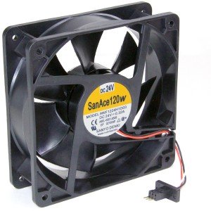 Вентилятор 24V/0.32A 9WF1224H1D03 120х120х38 3 pin