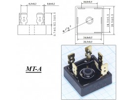 MT3516A 3-х фазный диодный мост