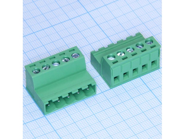 2EDGKR-5.08-05P-14-00A(H) клеммник 5к, шаг 5,08