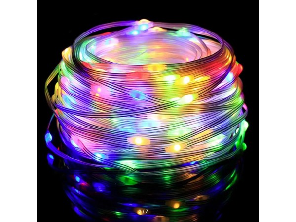 Гирлянда-рис 10м RGB
