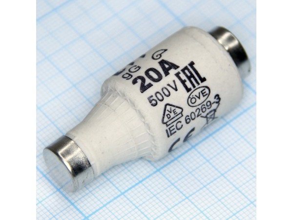 Пред.20А 500V (E27) Dll gG