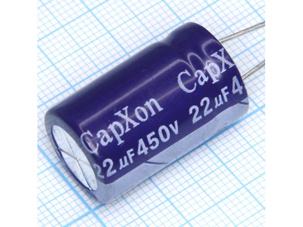 Конд.22/450V 1626 85°С  CapXon