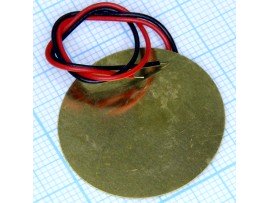 Пьезоизлучатель 27 мм с проводом