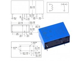 Реле 12VDC OMIH-SS-112L 1C 16A/240VDC