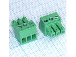 15EDGK-3.81-03P-14-00A(H) клеммник 3к шаг 3,81мм