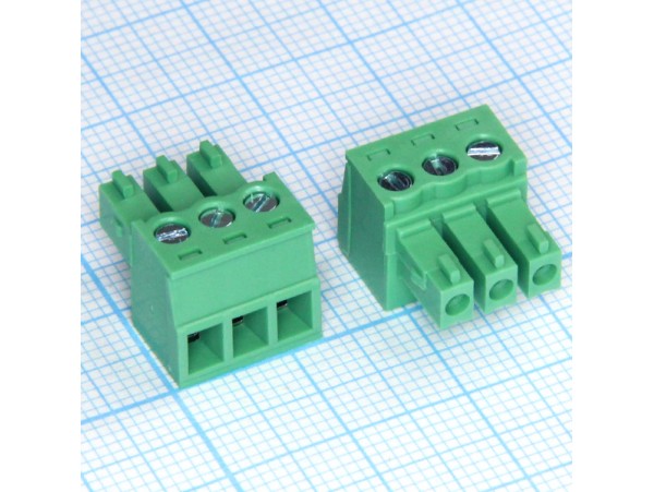 15EDGK-3.81-03P-14-00A(H) клеммник 3к шаг 3,81мм