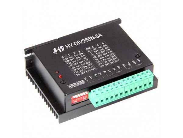 HY-DIV268N-5A, 12-45V драйвер шагового двигателя