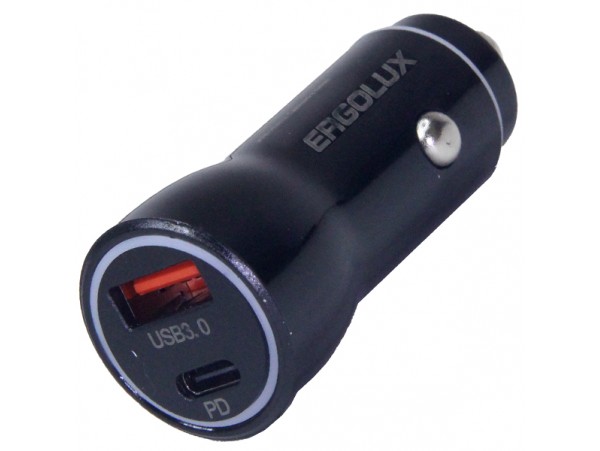 АЗУ USB + Type-C 16W ERGOLUX