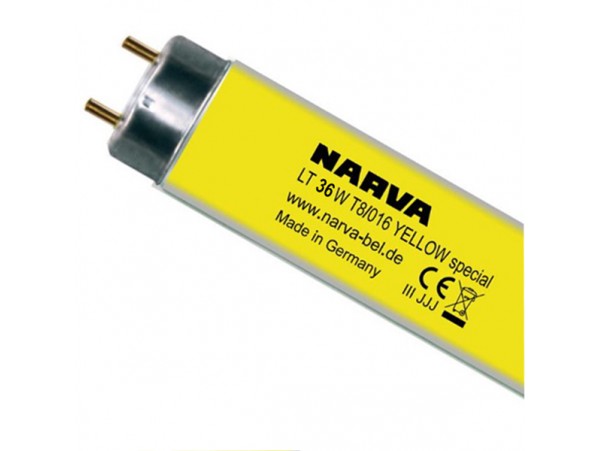 Лампа 36W G13 T8 yellow L=1200мм NARVA