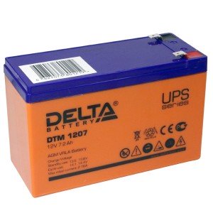 Аккумулятор 12V/7Ah DTM1207 DELTA