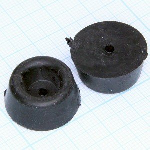 Mi-9 ножка приборная d=22; h=10, отв. 3,2мм