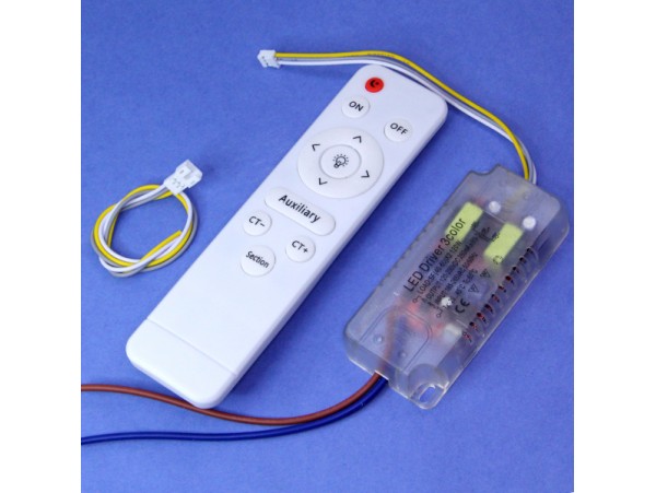 Драйвер для токовой ленты AC-DC с ИК пультом (40-60w)х2