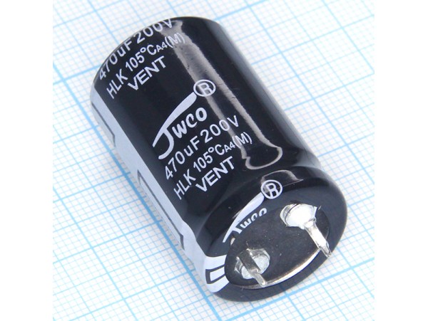 Конд.470/200V 2235 +105°C JWCO
