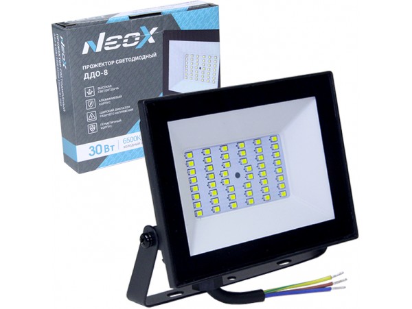 Прожектор 30W 6500K IP65  LED ДДО-8
