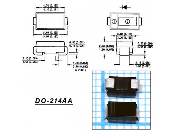 SM6T27A Диод защитный