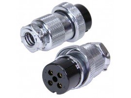 GX25M-4A розетка 4PIN на кабель