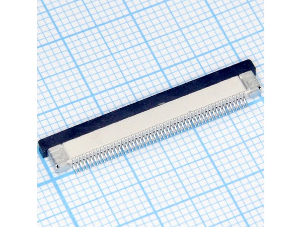 FPC0.5-50-02 РОЗЕТКА 50 К. ПОД ШЛЕЙФ, ШАГ 0,5ММ, SMD