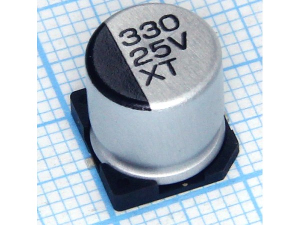 Конд.330/25V  SMD