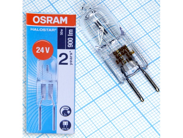 Лампа 24V 50W GY6,35 64445U OSRAM