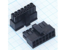 MF3-2х07F корпус розетки на кабель Micro-Fit