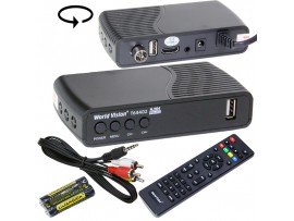 World Vision T644D2Fm ресивер эфирный DVB-T2+C+радио