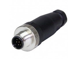 M12-8M вилка на кабель