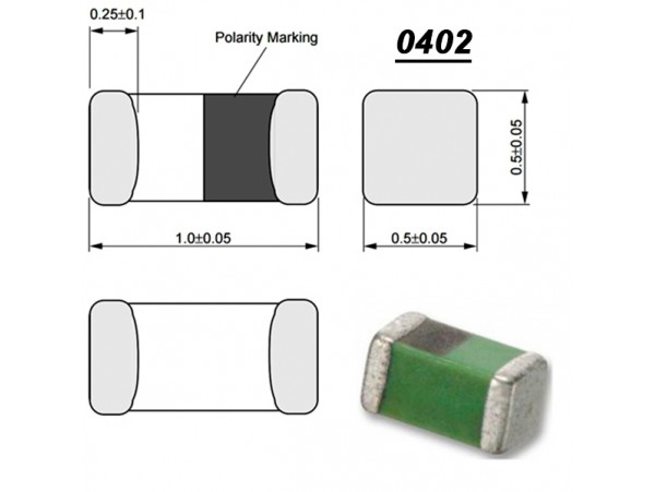LQG15H 3,6нГн Дроссель (0402)