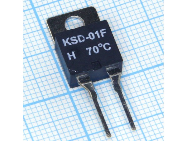 KSD-01F термостат 70°С NO