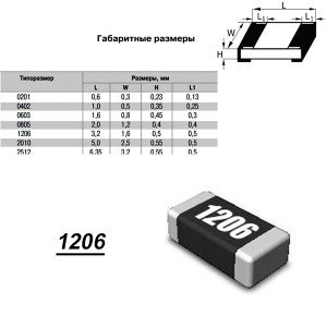 Термистор NTC B57621C474J62 1206 470кОм