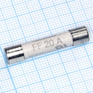 Пред.20А(d=6,3;L=32) 500V керамика 7012540.20 Siba