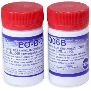 EO-B-006B Emil Otto флюс безотмывочный, 30мл