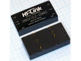 URB2415LD-20WR3 (9V-36V>15V/1.3A) Преобразователь напр.