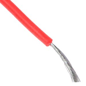 Провод 2AWG красный, высокотемпературный силикон