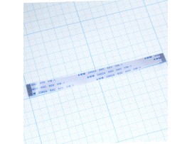 Шлейф 18pin 100х10 прямой, шаг 0,5мм