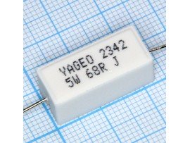 Резистор-5-68 Ом SQP