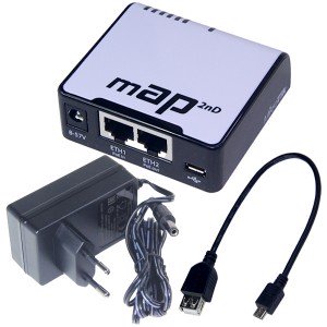 Коммутатор MikroTik mAP 2x10/100 Мбит/с
