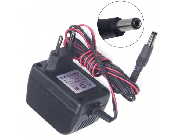 БП ~12V/0,6А БПП-5-12060 2,5/5,5 блок питания