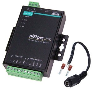 NPort 5230 преобр. RS-232 + RS-422/485 в Ethernet