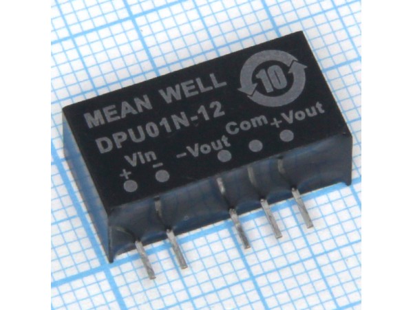 DPU01N-12 ( 21,6-26,4VDC>±12VDC/42mA) Преобр. напр.